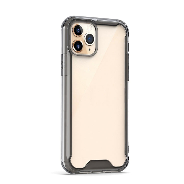 For iPhone 11 Pro Shockproof Solid Color Border Acrylic Protective Case