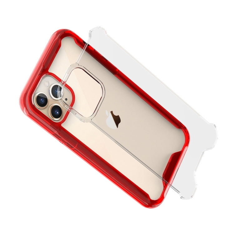 For iPhone 11 Shockproof Solid Color Border Acrylic Protective Case