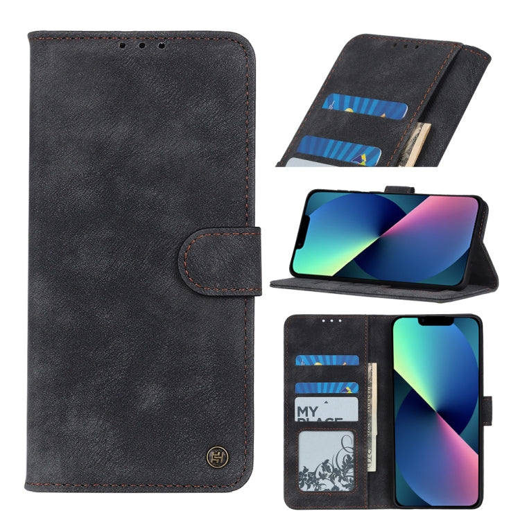 For iPhone 13 mini Antelope Texture Magnetic Buckle Horizontal Flip PU Leather Case with Card Slots & Wallet & Holder
