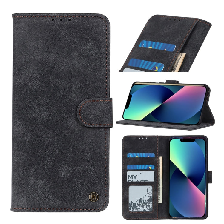 For iPhone 13 mini Antelope Texture Magnetic Buckle Horizontal Flip PU Leather Case with Card Slots & Wallet & Holder