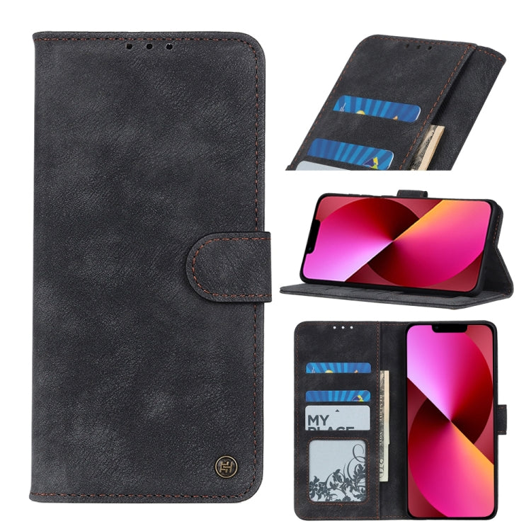 For iPhone 13 Antelope Texture Magnetic Buckle Horizontal Flip PU Leather Case with Card Slots & Wallet & Holder