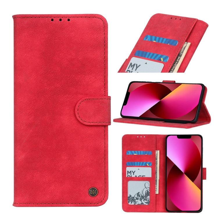 For iPhone 13 Antelope Texture Magnetic Buckle Horizontal Flip PU Leather Case with Card Slots & Wallet & Holder
