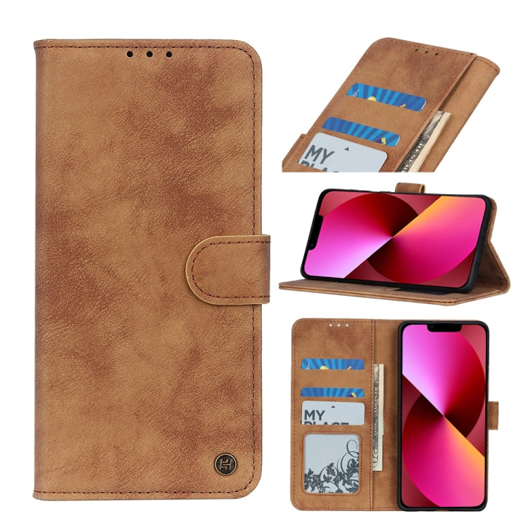 For iPhone 13 Antelope Texture Magnetic Buckle Horizontal Flip PU Leather Case with Card Slots & Wallet & Holder
