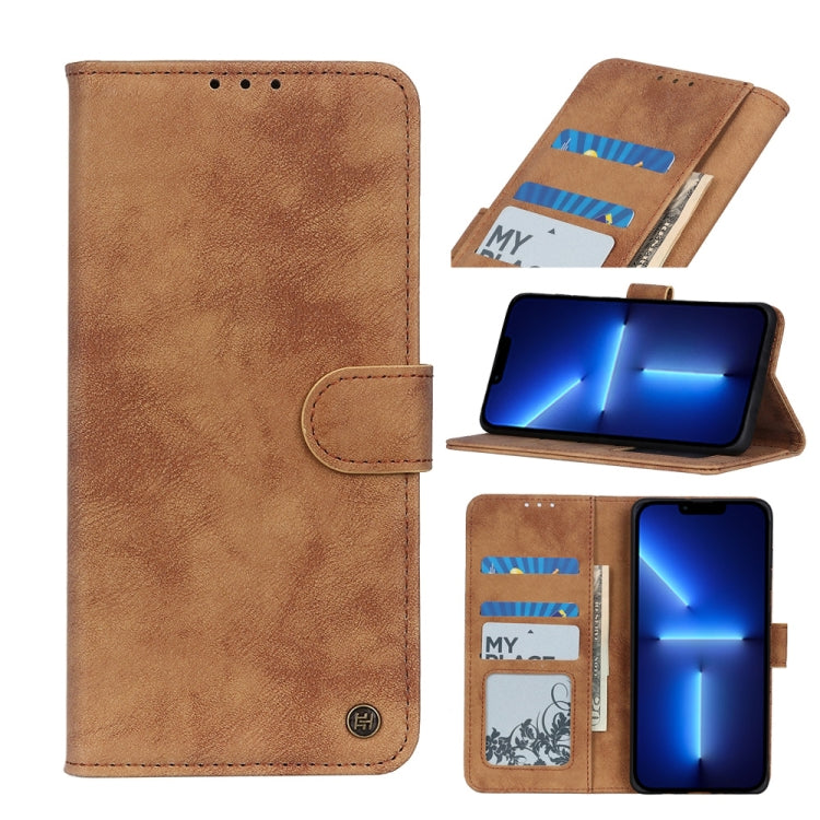 For iPhone 13 Pro Antelope Texture Magnetic Buckle Horizontal Flip PU Leather Case with Card Slots & Wallet & Holder