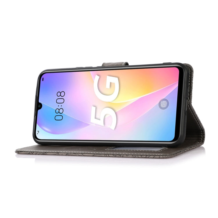 For Huawei nova 8 SE Skin Feel Embossed Sunflower Horizontal Flip Leather Case with Holder & Card Slots & Wallet & Lanyard