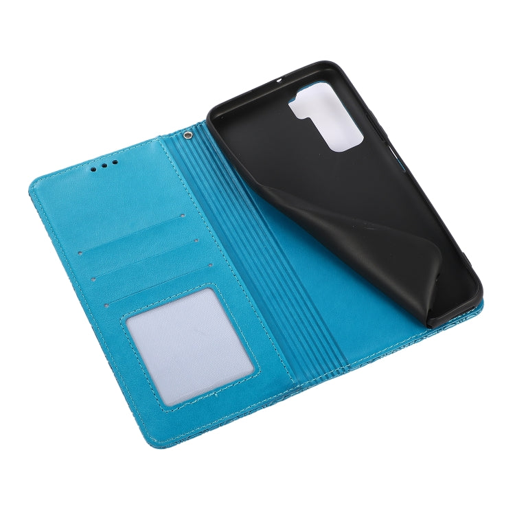For Huawei nova 7 SE Skin Feel Embossed Sunflower Horizontal Flip Leather Case with Holder & Card Slots & Wallet & Lanyard