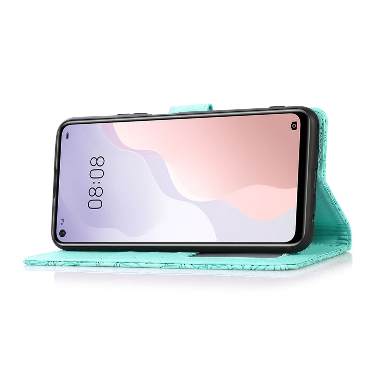 For Huawei nova 7 SE Skin Feel Embossed Sunflower Horizontal Flip Leather Case with Holder & Card Slots & Wallet & Lanyard