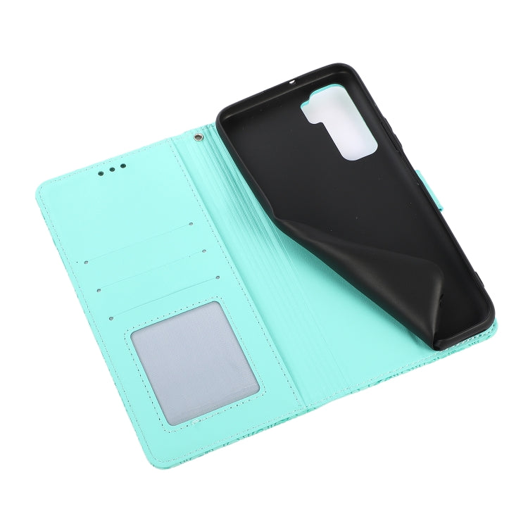 For Huawei nova 7 SE Skin Feel Embossed Sunflower Horizontal Flip Leather Case with Holder & Card Slots & Wallet & Lanyard