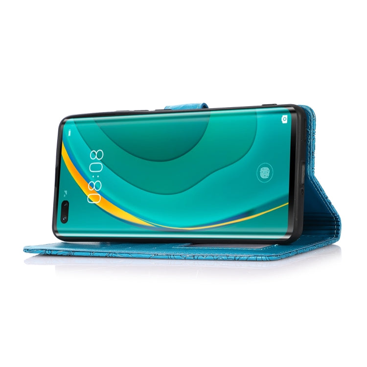 For Huawei nova 7 Pro 5G Skin Feel Embossed Sunflower Horizontal Flip Leather Case with Holder & Card Slots & Wallet & Lanyard
