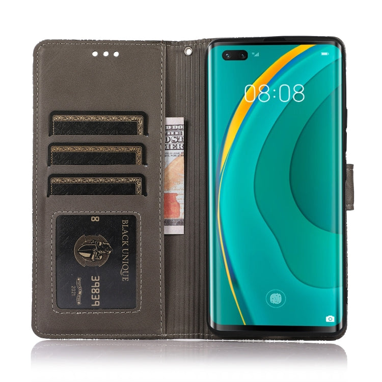 For Huawei nova 7 Pro 5G Skin Feel Embossed Sunflower Horizontal Flip Leather Case with Holder & Card Slots & Wallet & Lanyard
