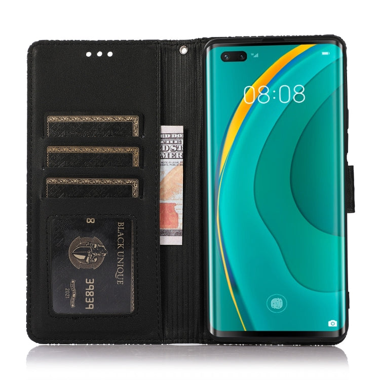 For Huawei nova 7 Pro 5G Skin Feel Embossed Sunflower Horizontal Flip Leather Case with Holder & Card Slots & Wallet & Lanyard