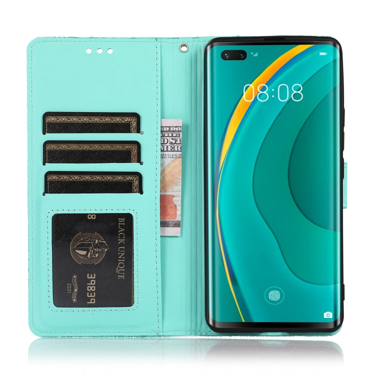 For Huawei nova 7 Pro 5G Skin Feel Embossed Sunflower Horizontal Flip Leather Case with Holder & Card Slots & Wallet & Lanyard