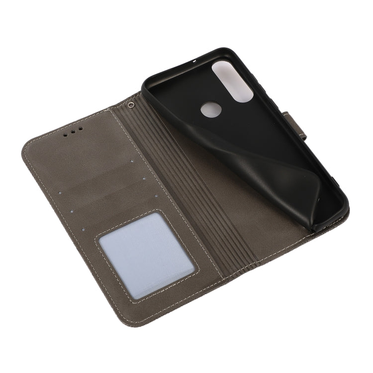 For Huawei Y6p Skin Feel Embossed Sunflower Horizontal Flip Leather Case with Holder & Card Slots & Wallet & Lanyard