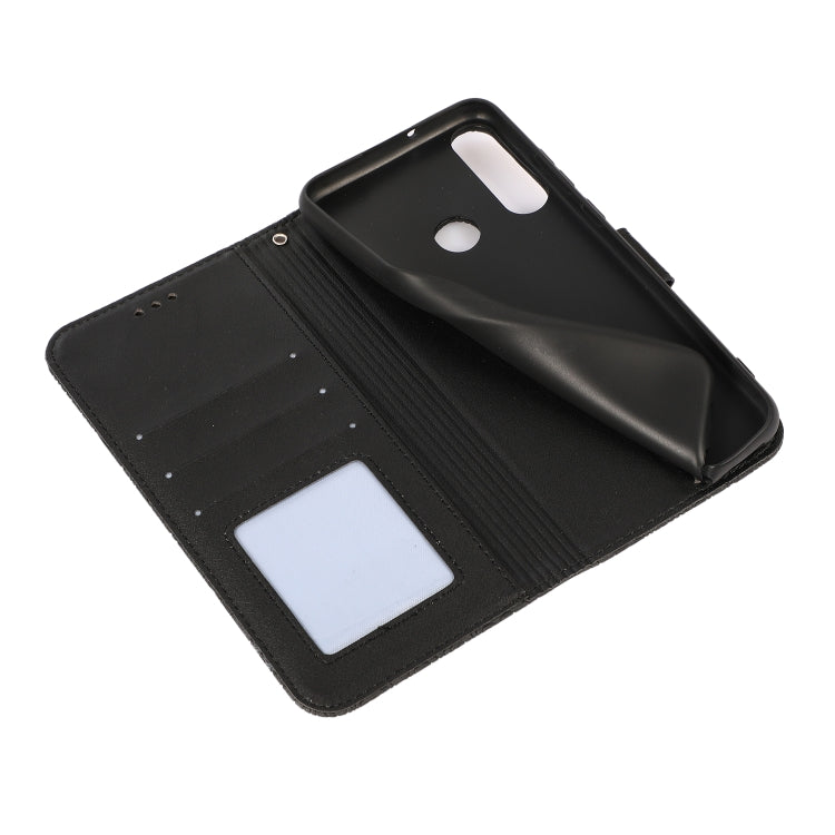 For Huawei Y6p Skin Feel Embossed Sunflower Horizontal Flip Leather Case with Holder & Card Slots & Wallet & Lanyard