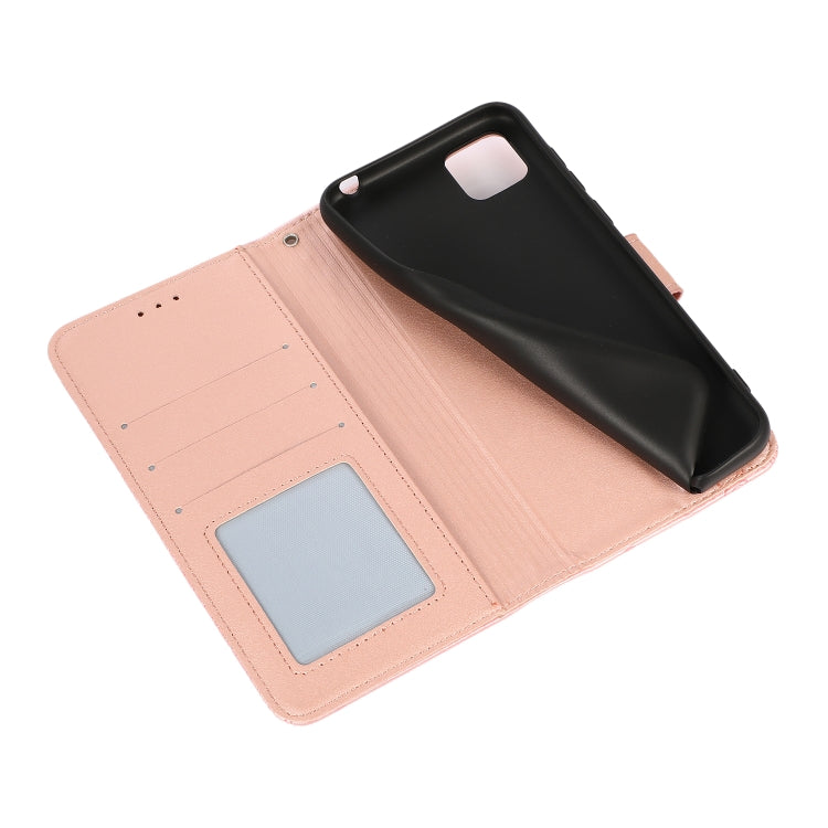 For Huawei Y5p Skin Feel Embossed Sunflower Horizontal Flip Leather Case with Holder & Card Slots & Wallet & Lanyard
