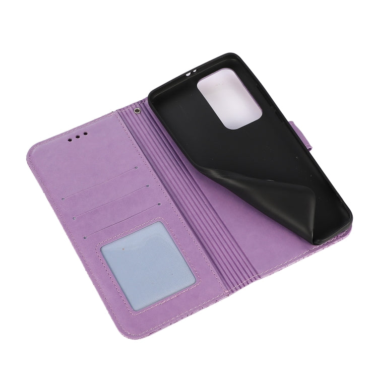For Huawei P40 Pro Skin Feel Embossed Sunflower Horizontal Flip Leather Case with Holder & Card Slots & Wallet & Lanyard