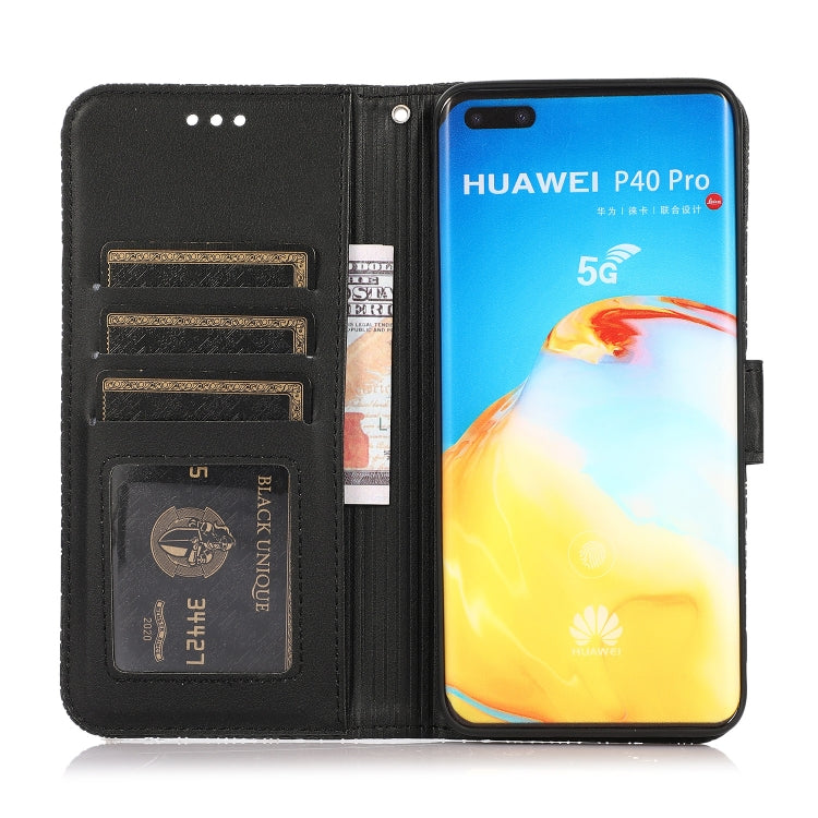 For Huawei P40 Pro Skin Feel Embossed Sunflower Horizontal Flip Leather Case with Holder & Card Slots & Wallet & Lanyard