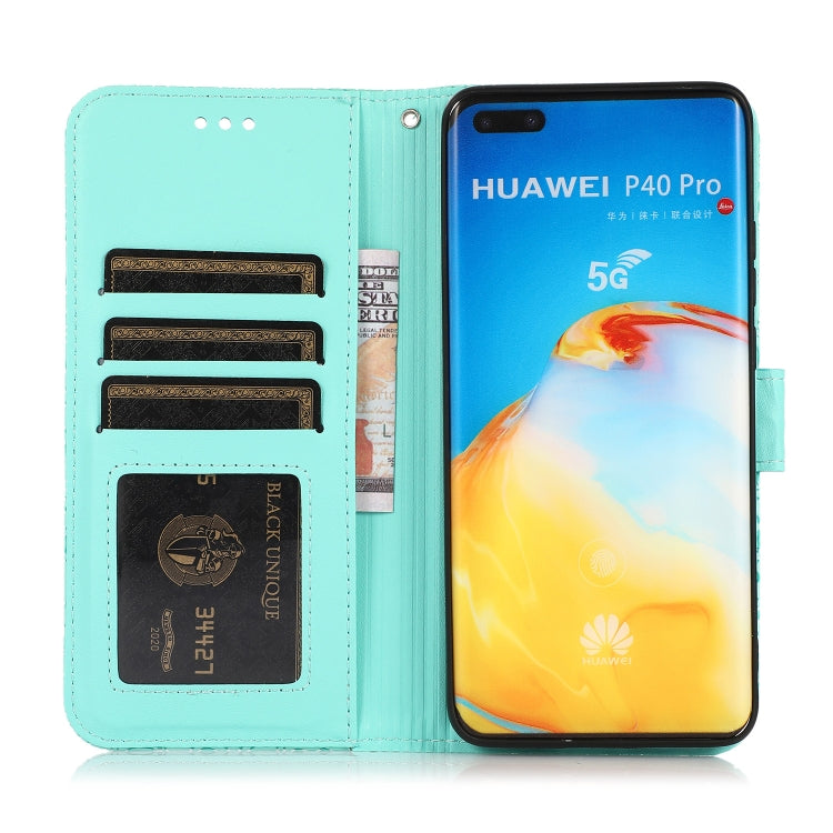 For Huawei P40 Pro Skin Feel Embossed Sunflower Horizontal Flip Leather Case with Holder & Card Slots & Wallet & Lanyard