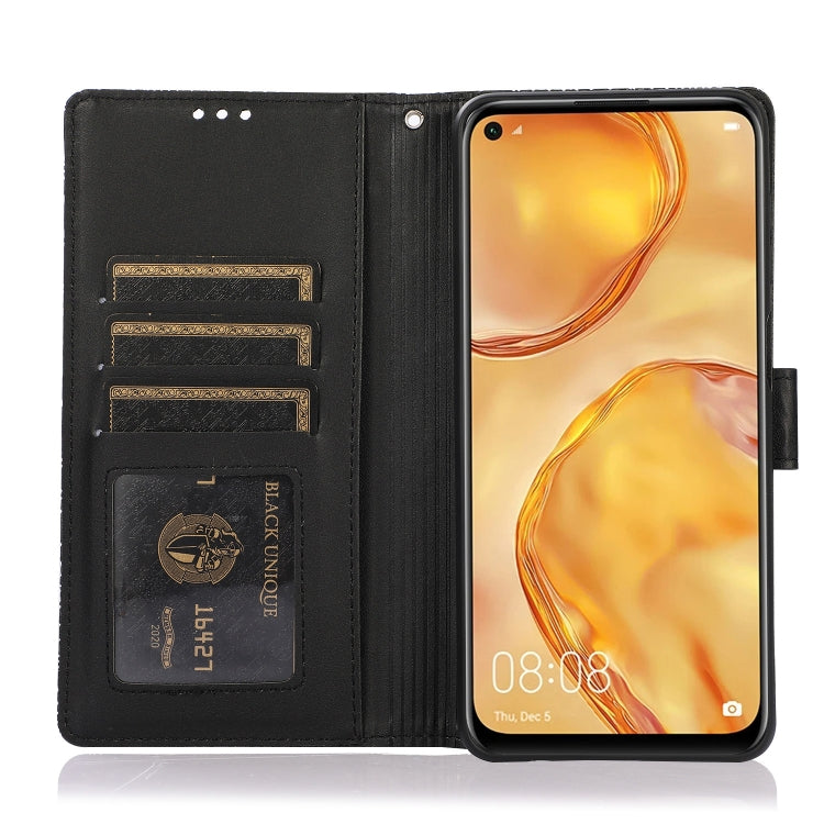 For Huawei P40 lite Skin Feel Embossed Sunflower Horizontal Flip Leather Case with Holder & Card Slots & Wallet & Lanyard