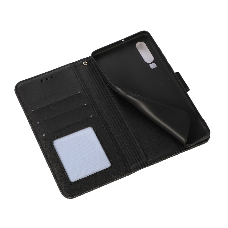 For Huawei P30 Skin Feel Embossed Sunflower Horizontal Flip Leather Case with Holder & Card Slots & Wallet & Lanyard