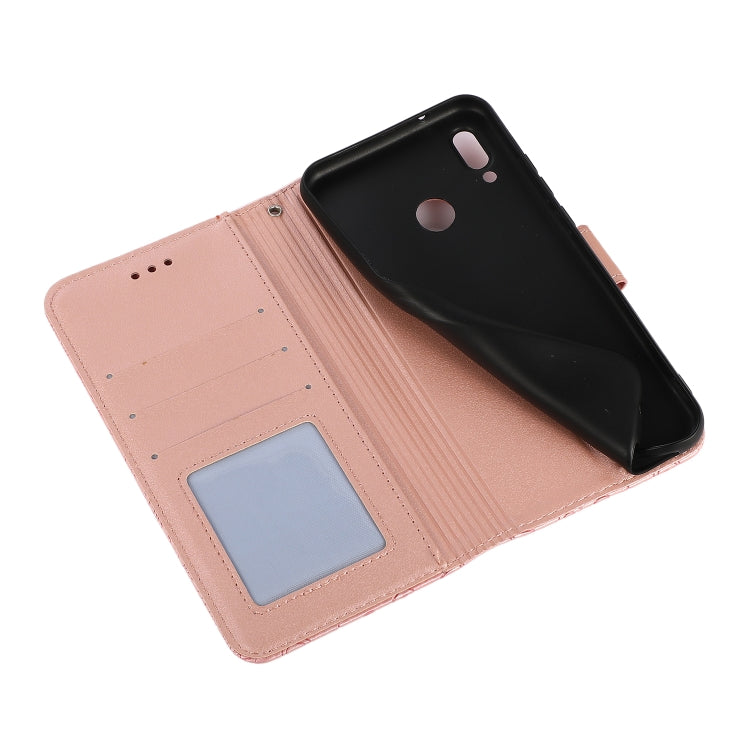 For Huawei P20 lite Skin Feel Embossed Sunflower Horizontal Flip Leather Case with Holder & Card Slots & Wallet & Lanyard