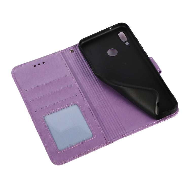 For Huawei P20 lite Skin Feel Embossed Sunflower Horizontal Flip Leather Case with Holder & Card Slots & Wallet & Lanyard