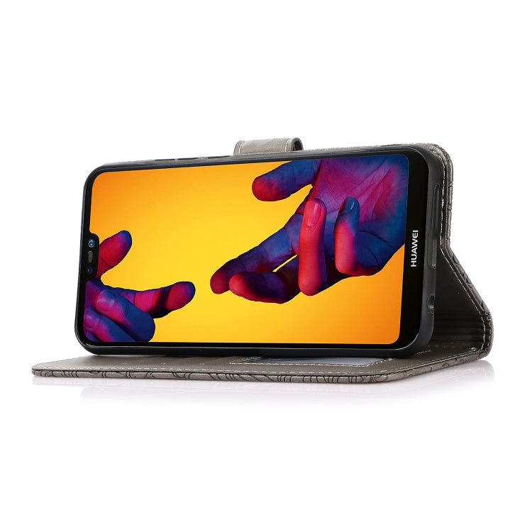For Huawei P20 lite Skin Feel Embossed Sunflower Horizontal Flip Leather Case with Holder & Card Slots & Wallet & Lanyard