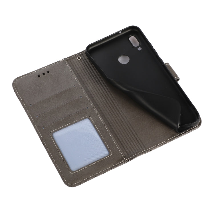 For Huawei P20 lite Skin Feel Embossed Sunflower Horizontal Flip Leather Case with Holder & Card Slots & Wallet & Lanyard