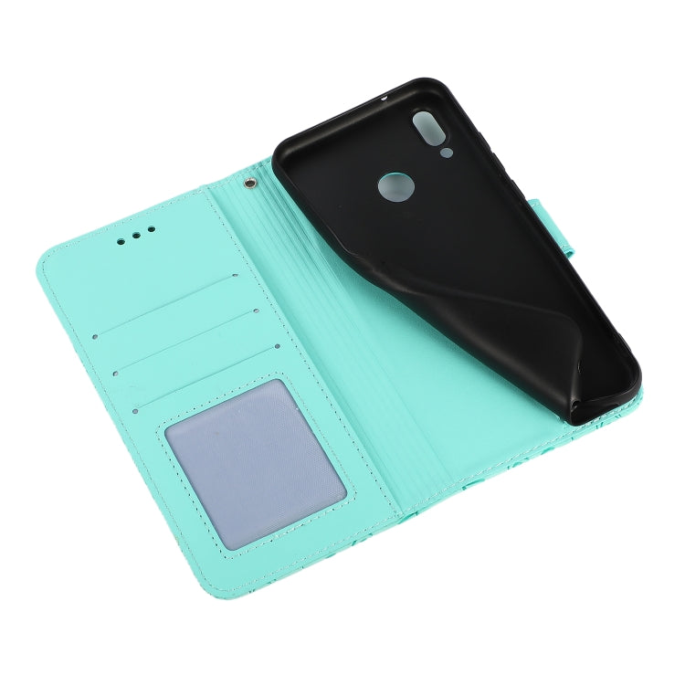 For Huawei P20 lite Skin Feel Embossed Sunflower Horizontal Flip Leather Case with Holder & Card Slots & Wallet & Lanyard