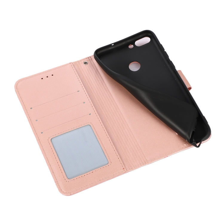 For Honor 7S Skin Feel Embossed Sunflower Horizontal Flip Leather Case with Holder & Card Slots & Wallet & Lanyard