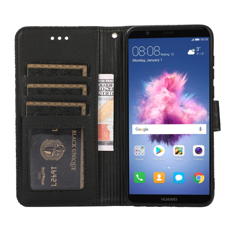 For Honor 7S Skin Feel Embossed Sunflower Horizontal Flip Leather Case with Holder & Card Slots & Wallet & Lanyard