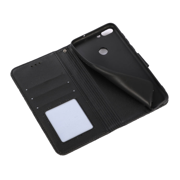 For Honor 7S Skin Feel Embossed Sunflower Horizontal Flip Leather Case with Holder & Card Slots & Wallet & Lanyard