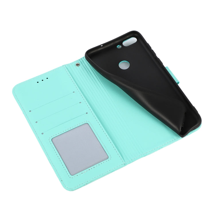 For Honor 7S Skin Feel Embossed Sunflower Horizontal Flip Leather Case with Holder & Card Slots & Wallet & Lanyard