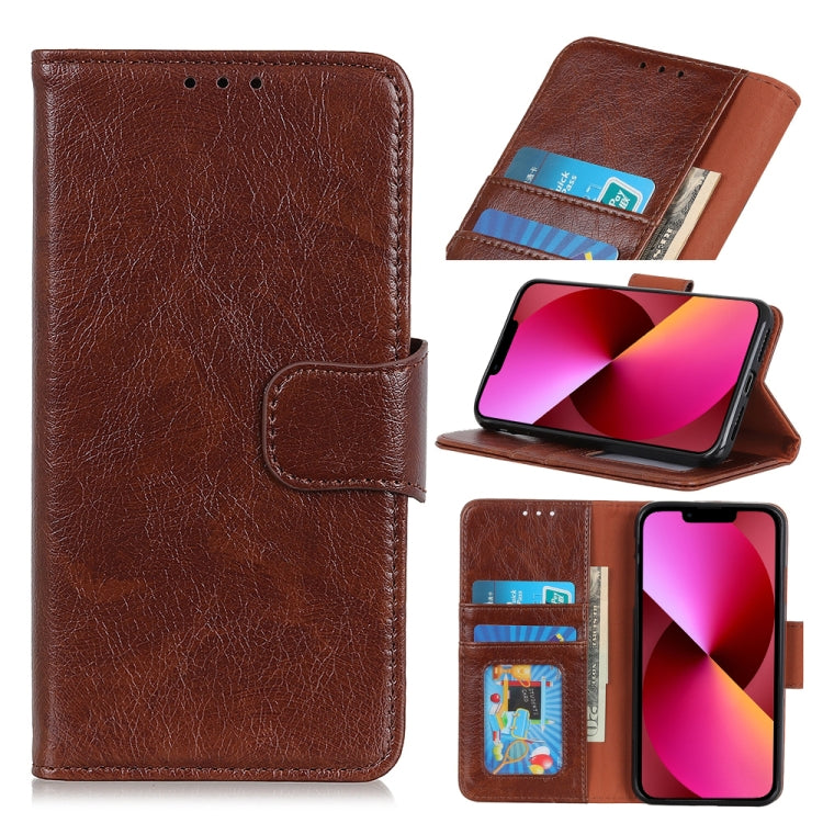 For iPhone 13 Nappa Texture Horizontal Flip Leather Case with Holder & Card Slots & Wallet