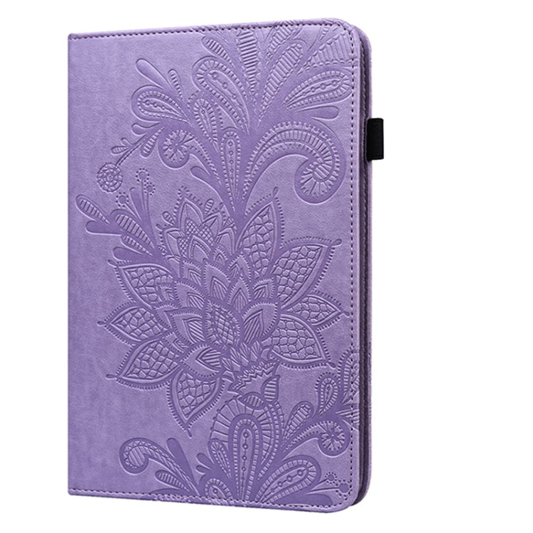 For Samsung Galaxy Tab A A6 10.1 inch 2016 Lace Flower Embossing Pattern Horizontal Flip Leather Case with Holder & Card Slots & Wallet & Photo Frame