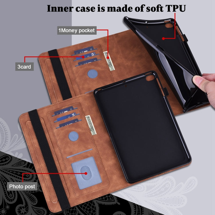 For Samsung Galaxy Tab A A6 10.1 inch 2016 Lace Flower Embossing Pattern Horizontal Flip Leather Case with Holder & Card Slots & Wallet & Photo Frame