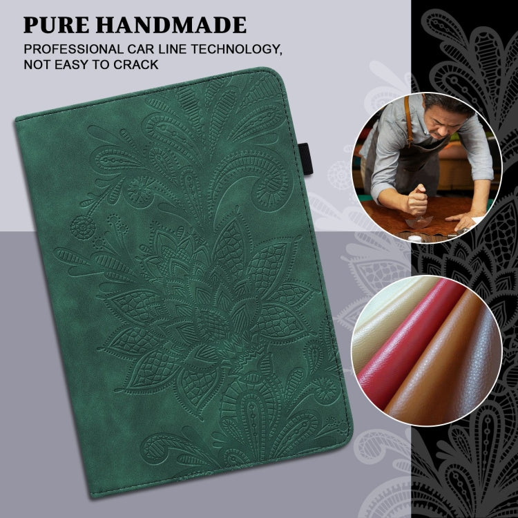 For Samsung Galaxy Tab A A6 10.1 inch 2016 Lace Flower Embossing Pattern Horizontal Flip Leather Case with Holder & Card Slots & Wallet & Photo Frame