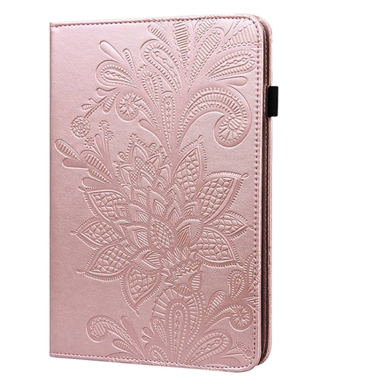 For Samsung Galaxy Tab A A6 10.1 inch 2016 Lace Flower Embossing Pattern Horizontal Flip Leather Case with Holder & Card Slots & Wallet & Photo Frame