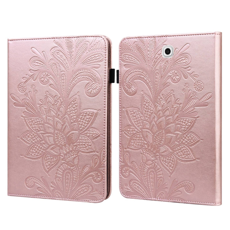 For Samsung Galaxy Tab S2 9.7 T810/T815 Lace Flower Embossing Pattern Horizontal Flip Leather Case with Holder & Card Slots & Wallet & Photo Frame