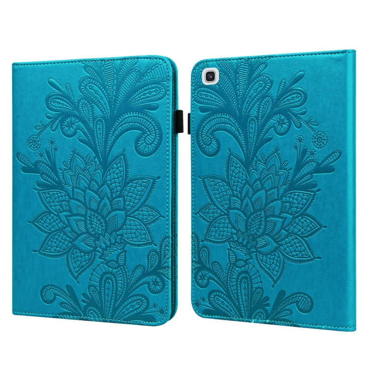 For Samsung Galaxy Tab A7 10.4 2020 SM-T500/SM-T505 Lace Flower Embossing Pattern Horizontal Flip Leather Case with Holder & Card Slots & Wallet & Photo Frame