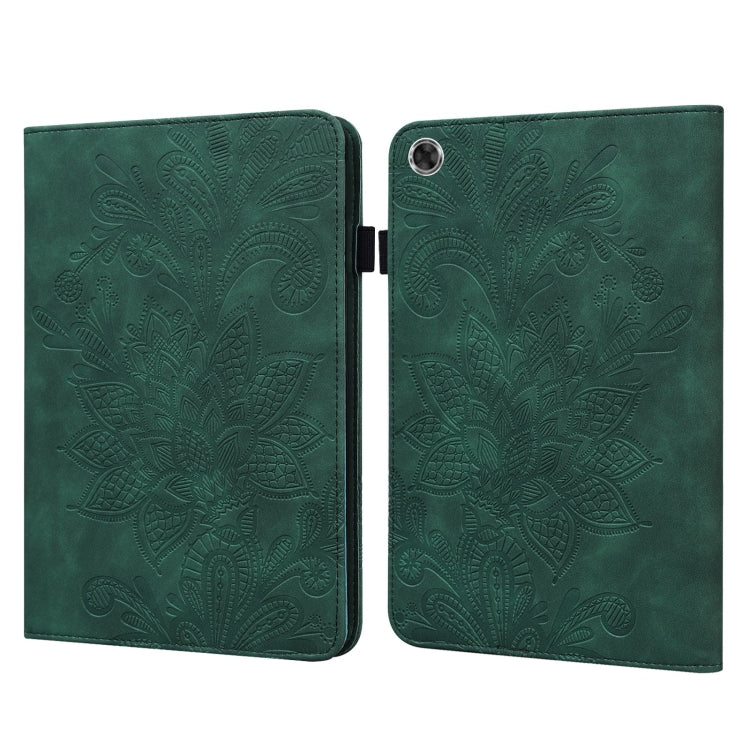 For Lenovo Tab M8 8505X Lace Flower Embossing Pattern Horizontal Flip Leather Case with Holder & Card Slots & Wallet & Photo Frame
