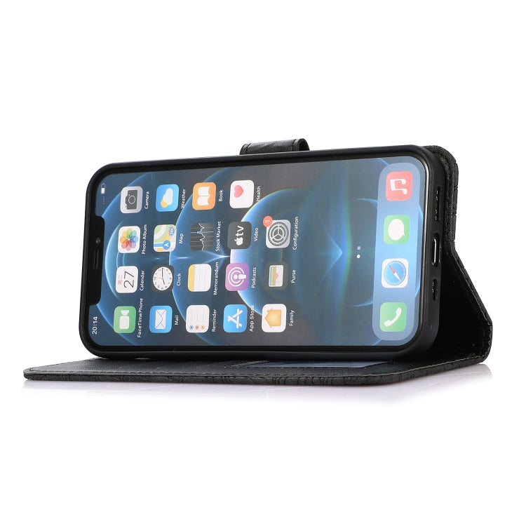 For iPhone 12 Pro Skin Feel Embossed Sunflower Horizontal Flip Leather Case with Holder & Card Slots & Wallet & Lanyard