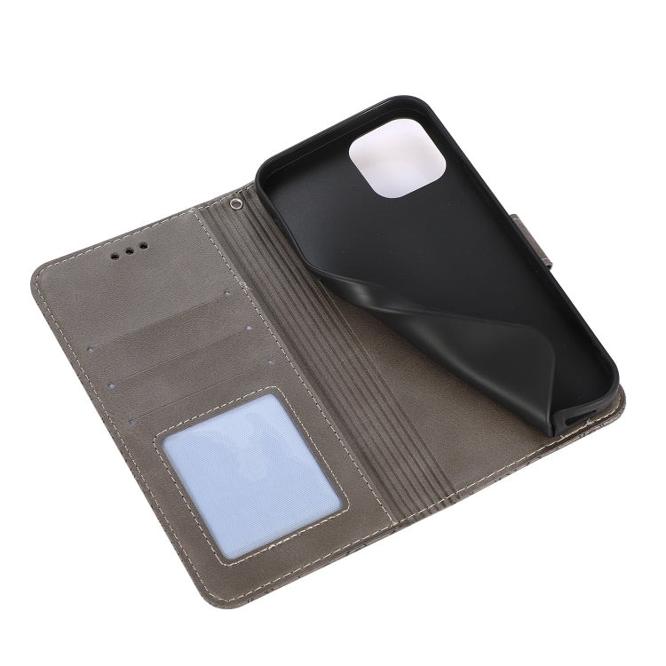 For iPhone 12 Pro Skin Feel Embossed Sunflower Horizontal Flip Leather Case with Holder & Card Slots & Wallet & Lanyard
