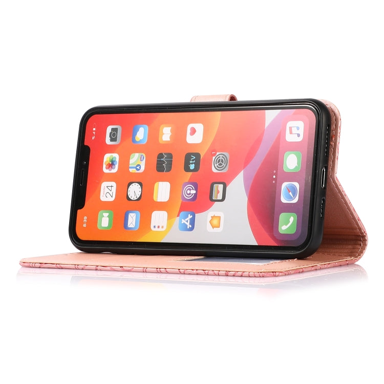 For iPhone 11 Pro Skin Feel Embossed Sunflower Horizontal Flip Leather Case with Holder & Card Slots & Wallet & Lanyard