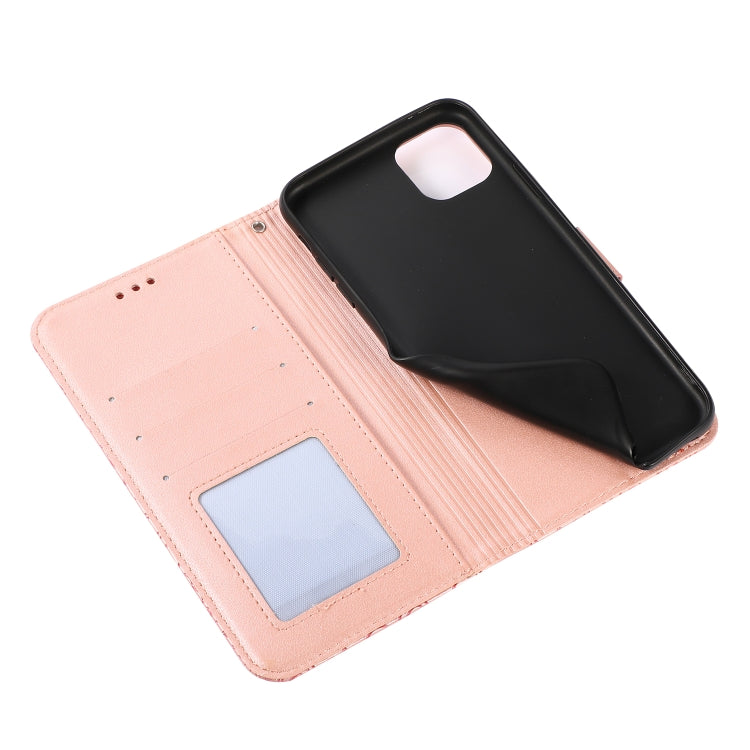For iPhone 11 Skin Feel Embossed Sunflower Horizontal Flip Leather Case with Holder & Card Slots & Wallet & Lanyard