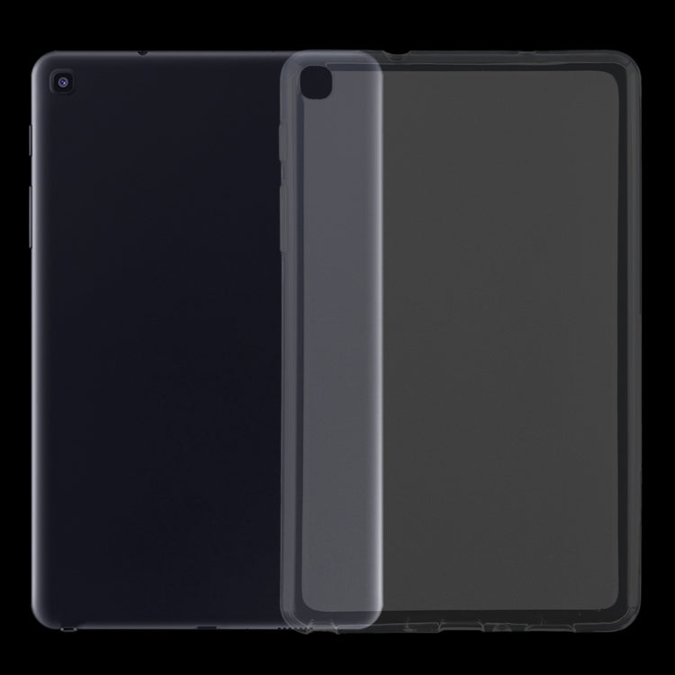 For Galaxy Tab A 8.0 & S Pen (2019) P200 0.75mm Ultrathin Outside Glossy Inside Frosted TPU Soft Protective Case
