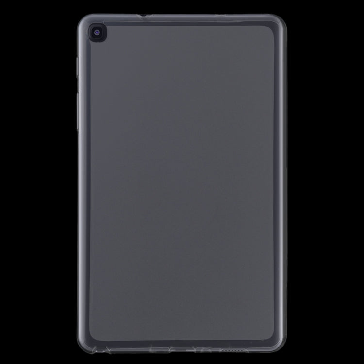 For Galaxy Tab A 8.0 & S Pen (2019) P200 0.75mm Ultrathin Outside Glossy Inside Frosted TPU Soft Protective Case