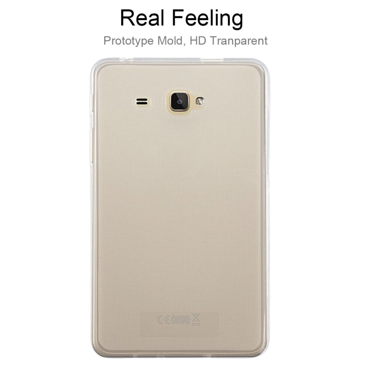 For Galaxy Tab A 7.0 (2016) 0.75mm T285 Ultrathin Outside Glossy Inside Frosted TPU Soft Protective Case