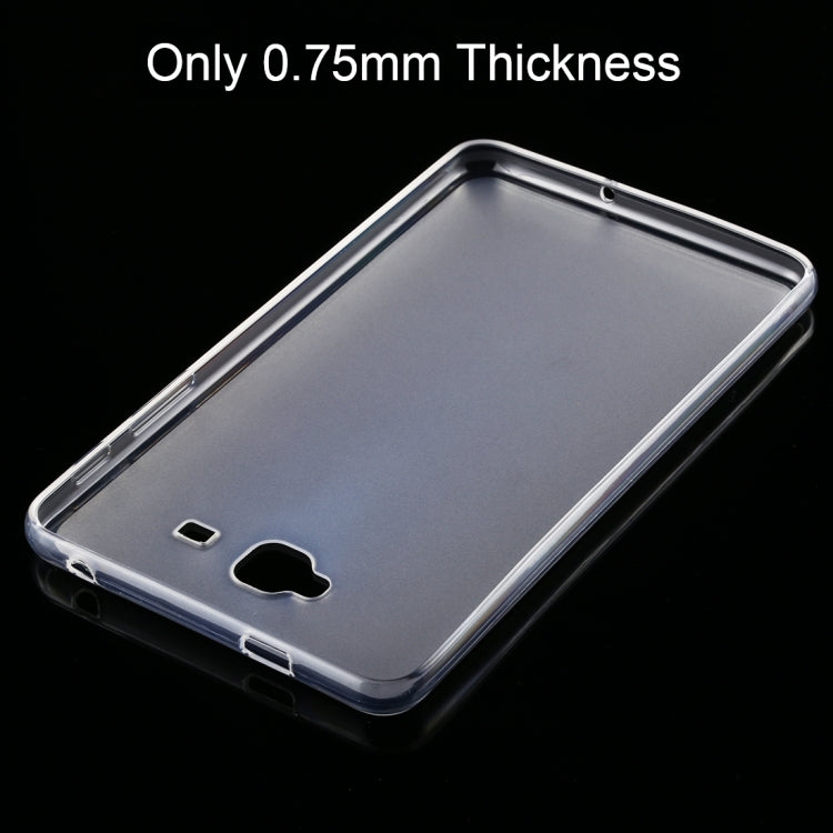 For Galaxy Tab A 7.0 (2016) 0.75mm T285 Ultrathin Outside Glossy Inside Frosted TPU Soft Protective Case