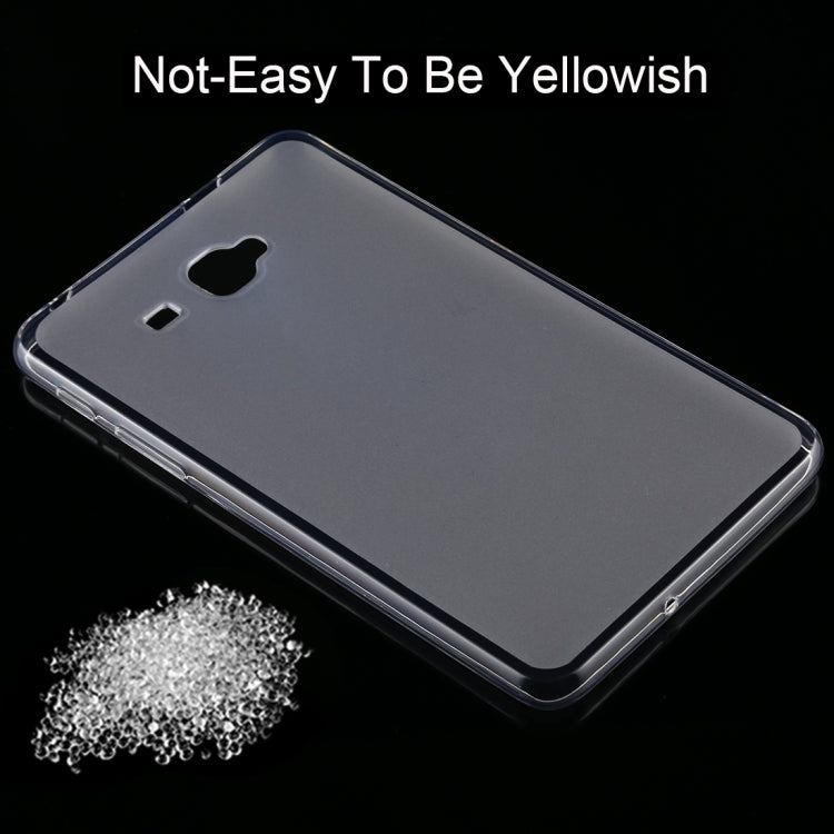 For Galaxy Tab A 7.0 (2016) 0.75mm T285 Ultrathin Outside Glossy Inside Frosted TPU Soft Protective Case